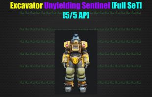 Excavator Unyielding Sentinel [Full SeT] [5/5 AP][Power Armor] - image