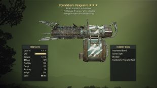 [PS] Foundation's Vengeance Bloodied Explosive Minigun (+250 DR While Reloading) - image