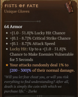 S9⭐‍  1-2 GA Fists of Fate 800 IP - image