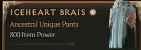 800 IP 1GA Iceheart Brais - random stats - Season 9 - image