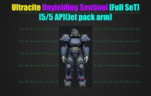 Ultracite Unyielding Sentinel [Full SeT] [5/5 AP](Jet pack arm)[Power Armor] - image