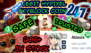 HYPIXEL COINS COVER FEE CHEAPEST ON ODEALO 0.38$ Fast delivery! - image