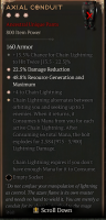 3GA Axial Conduit (2584/3900) ✷48.8% Resource Generation and Maximum ✷4 Chain Lightning ✷22.5% Damag - image