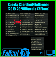 Spooky Scorched/Halloween [2019-2025][Bundle 47 Plans] [Hellfire V2/Princess/Vault Girl/Jack/Pumpkin - image
