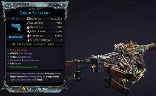 ⭐[MODDED] L40 GOBLIN REPELLANT - 62.628x5 DMG (+59.496/S POISON DMG) - 91% ACCURACY - AWESOME⭐ - image