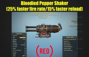 Bloodied Pepper Shaker (25% faster fire rate/15% faster reload) - image