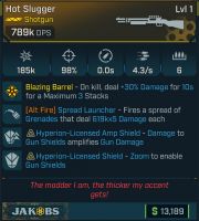⭐[MODDED] L1 HOT SLUGGER - 789K DPS - AF SPREAD LAUNCHER 619Kx5 DMG - 4.3/s F.RATE - INSTANT RELOAD⭐ - image