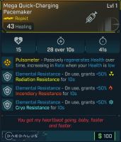⭐[MODDED] L1 PACEMAKER - ON USE +50% ALL RES 10s - ON USE ALL ELE IMMUNE 3s - ON USE SHOCK SPLAT⭐ - image