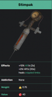 Stimpak [+10% HP/s (2s)+2% HP/s (20s)][AiD] - image