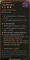 2GA Airidah's Inexorable Will (478/932) ✷16.5% Willpower ✷30% Ultimate Cooldown Reduction - image