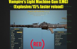 Vampire's Light Machine Gun (LMG) (Explosive/15% faster reload) - image