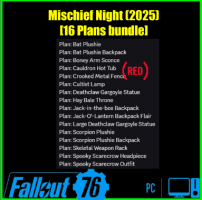 [Mischief Night Autumn 2025] NEW x16 All Plans Bundle [Scorpion Plushie Backpack/Bat Plushie/Jack] - image