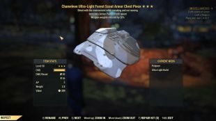 Chameleon Weapon Weight Reduction Forest Scout Armor Set (5/5 FULL AP REFRESH) - image