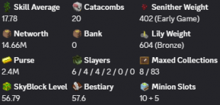 ✳️❗️ Solo-Coop | 56 SB lvl | 17 AVG | Cata 20 | 14m NW | Full accept | Hypixel SkyBlock ❗️✳️ - image