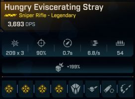⭐[MODDED] L1 STRAY - 3.693 DPS - 6.8s FR - 0.7s RELOAD - MUTUALISM - ASYMPTOTIC - LASER 2.104 DMG⭐ - image
