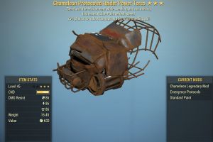 Raider Chameleon Sentinel [Full SeT] [5/5 AP][Jet Pack Helmet][Power Armor] - image