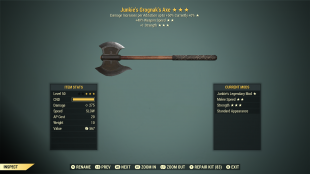 [XBOX] Junkie's Grognak's Axe (+40% Weapon Speed, +1 Strenght) - image