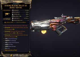 ⭐[MODDED] L1 BLAZING VOLLEY - 10.148 DMG (+22.652/S FIRE DMG) - 30.45S FIRE RATE - INF AMMO/NO REL⭐ - image
