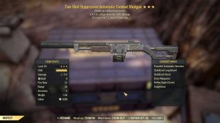 Two Shot Combat Shotgun (+50% critical damage, 25% less VATS AP cost) - image