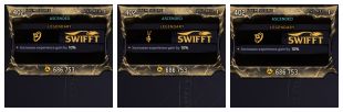 ⭐[MODDED] L1 EXP LEVELING GEAR SET (2 RINGS + AMULET) - TOTAL 1890% EXP GAIN - BEST IN GAME!!!⭐ - image