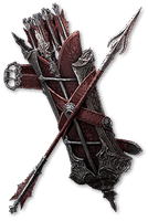 Visceral Quiver - +2 Projectile/30%+ Crit Chance/30+ Lightning Damage/10%+ Attack Speed/50%+ Damage - image