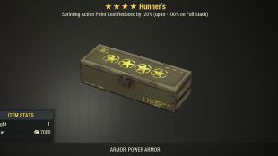 [PS] Runner's Legendary Mod (Sprinting Action Point Cost Reduced by -20% (up to -100% on Full Stack) - image