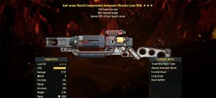 Anti-armor Ultracite Laser Rifle (25% Faster Fire Rate, 90% reduced weight) - image