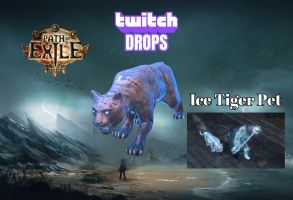 Ice Tiger Pet | Path of Exile Twitch Drops - image