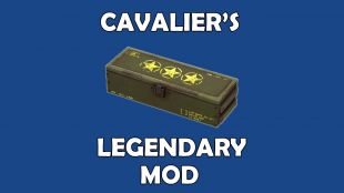 [PS] Cavalier's Legendary Mod (75% Chance to Reduce Damage by 15% While Sprinting) - image
