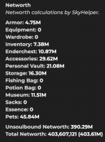 ★ 406M NW | 256M PURSE | 22 minion slots | 9 LVL Garden | PROFILE - image