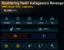 ⭐[MODDED] L1 KATAGAWA'S REVENGE - 19.488 DPS (+19.855 SHOCK/10.450 FIRE DMG) - 1.7/s FR - NO RELOAD⭐ - image