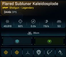 ⭐[MODDED] L50 KALEIDOSPLODE - 344K DPS (+1.150k CORR/121% CRYO EFFIC) - 7.9/s FR - TOSSER 593k DMG⭐ - image