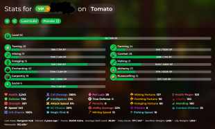 VIP+ / Skyblock level 82 / Network : 192M / Skill average 26 / Cata :26  / hotm 3 - image