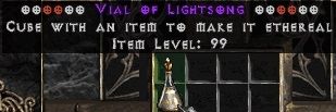 PD2 - Season 11 Softcore Ladder ** Vial of Lightsong ** - image