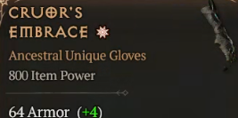 800 IP 1GA Cruor's Embrace - random stats - Season 9 - image