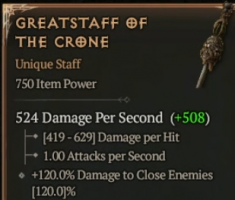 Greatstaff of the Crone 750 IP Season 10 - image