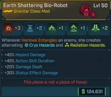 ⭐[MODDED] L50 BIO-ROBOT +3 PA +2 SR +1 CR +1 FL +2 ND - 45% H.DMG - 45% ASD - 20% DMG - 30% SE DMG⭐ - image