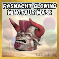 Fasnacht Glowing Minotaur Mask - image