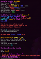 Max Mythic Hasty Terminator w/ Soul Eater v, Overload V, 5 Stars, Many Enchants - image