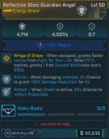⭐L50 GUARDIAN ANGEL - 4.714 CAPACITY - 15% SHOCK RES - 4.337/s RECH/0.7s DELAY - STURDY - REFLECT⭐ - image