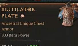 800 IP 1GA Mutilator Plate - random stats - Season 9 - image
