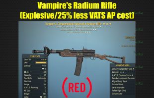 Vampire's Radium Rifle (Explosive/25% less VATS AP cost) - image