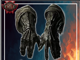 Death Articulated Ornate Gloves - Fast Delivery - image