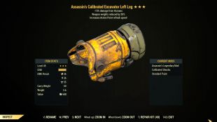 Assassin's Excavator Power Armor (AP Refresh/Weapon weights reduction) 6/6 Full Set - image