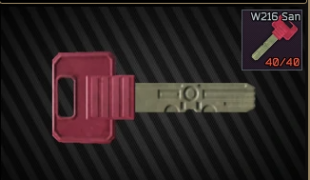 West wing 216 room key (via FLEA) - image