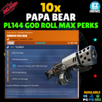 x10 PAPA Bear (Energy) PL144 - [PC/PS4/PS5/Xbox] - Fast Delivery - image
