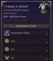 Runes Pack x6 Lith x6 Feo x6 Tec for craft Mythic Unique [Tyraels's Might Tyraels Might] - image