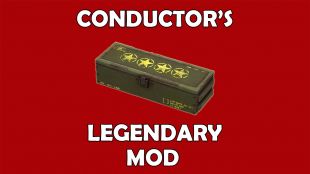 Conductor's Legendary Mod (Critical Hits Restore 5% of Health & AP for Player & Teammates) - image
