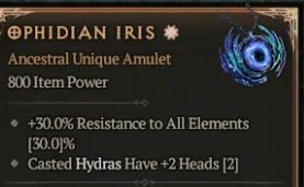 800 IP 1GA Ophidian Iris - random stats (Season 9) - image