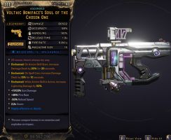⭐[MODDED] L40 BONIFACE'S SOUL - 80.502 DMG (+80.300 LIGHTNING DMG) - 6.84s FIRE RATE - ENCHANTEDx3!⭐ - image